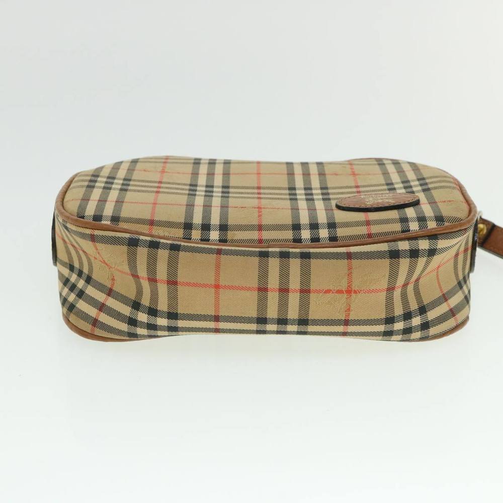 BURBERRYSs Nova Check Shoulder Bag Nylon Beige Auth ti1214 - Picture 8 of 13